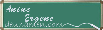 Anine Ergenc Visitenkarte